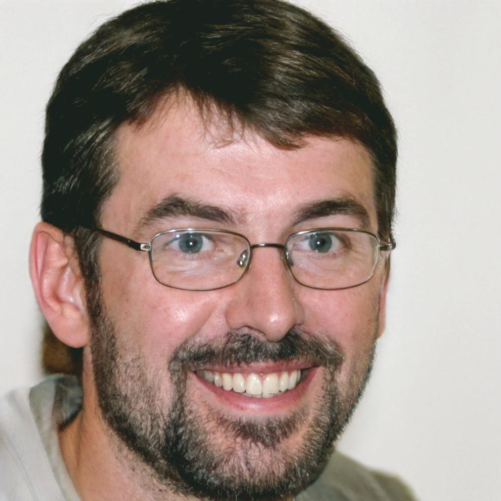 Database administrator Magnus Eriksson monitoring server performance metrics in the data center